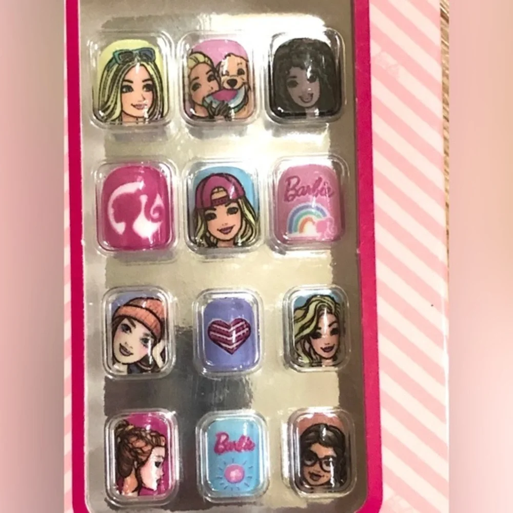 2pack Disney‎ princess little girl press on nail extensions new